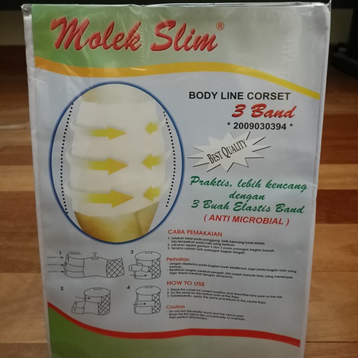 Korset Pelangsing Molek / Body Line Corset 3Band merk Molek Slim