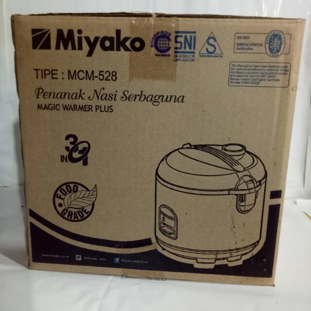 Rice cooker 1,8L miyako mcm 528