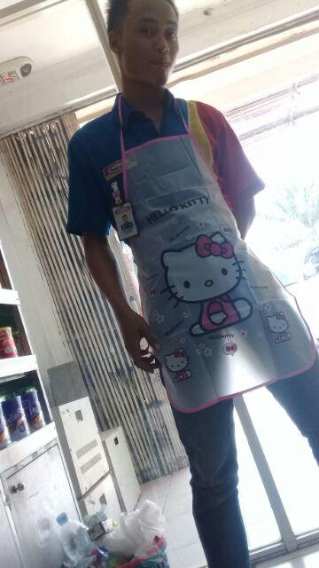Ff-k1784 Celemek Apron Waterproof Termurah / Celemek Masak Anti Air Motif Lucu Terlaris