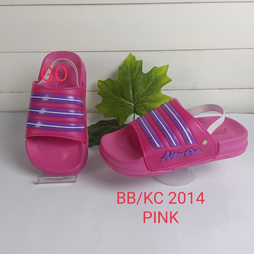 sogo NEW ERA BB CNC 2014 Sandal Anak Laki Laki Sandal Tali Karet Belakang Original