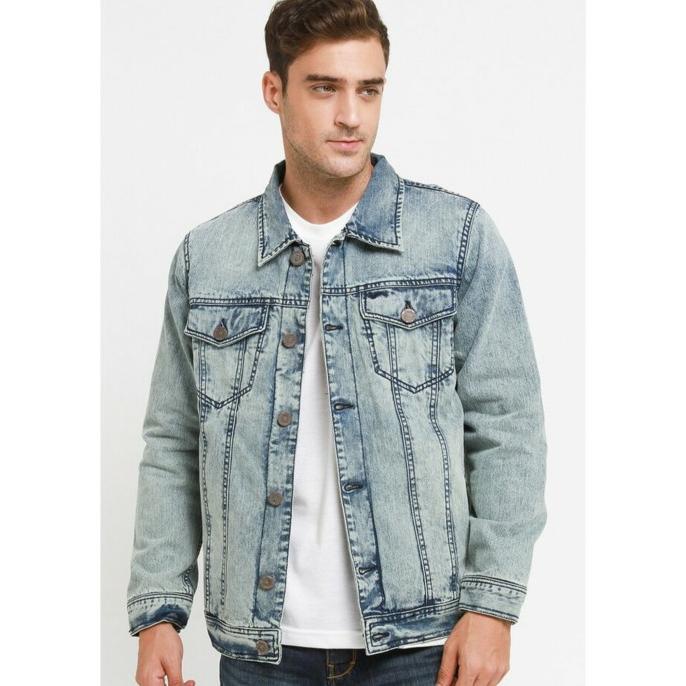 CARDINAL - JAKET DENIM PRIA ORIGINAL - F109F CJ DENIM WINDBREAKER DGF235145