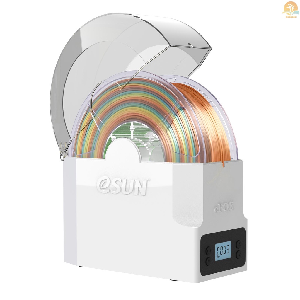 eSUN eBOX Lite 3D Printer Filament Dry Box 3D Filament Dryer Storage Box Dehydrator Spool Holder Keep Filament Dry Compatible with 1.75mm 2.85mm 3mm Filament PLA ABS PETG  Nylon and Other 3D Printing Material