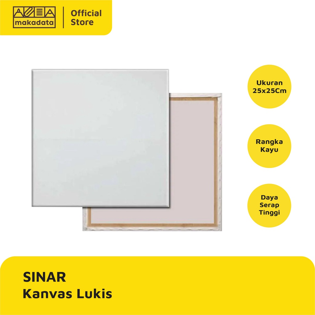 

KANVAS LUKIS SINAR (25X25) 1 PCS MURAH