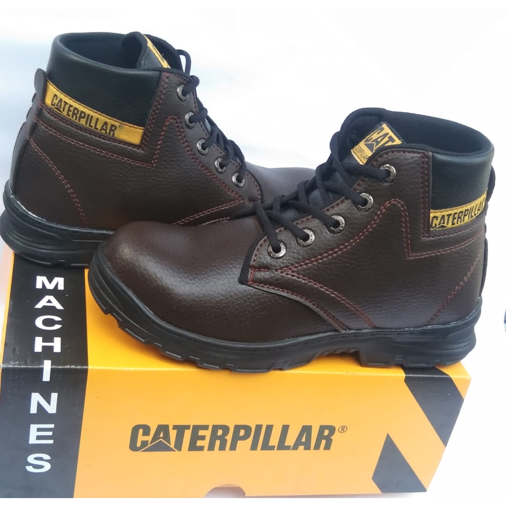 Sepatu Safety Boot Pria Sneaker Caterpillar Septi But Sepatu Bot Septi Sepatu Sevti Pria Proyek Kerja Out Door ujungbesi