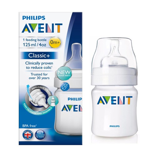 Avent Botol Classic Plus 125 ml SINGLE