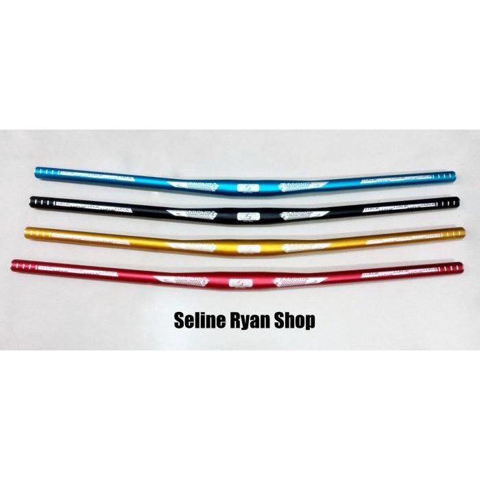 Stang / Handlebar Flat Sepeda Mtb Oversize 31.8Mmx 78Cm Alloy Lunje