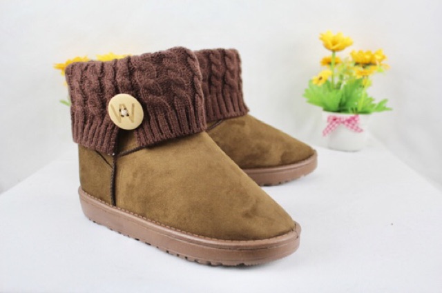 IMPORT MOLLAD Boots Buckle Sepatu Boots Musim Dingin Import