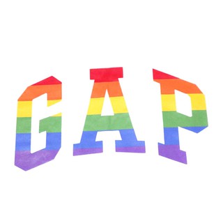 Gap Kaos Wanita Logo White Rainbow Pakaian Branded Gap Kaos Wanita Logo White Rainbow Pakaian Branded