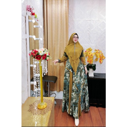 Sabian syari by Nazla/gamis original/gamis syari/gamis ceruti