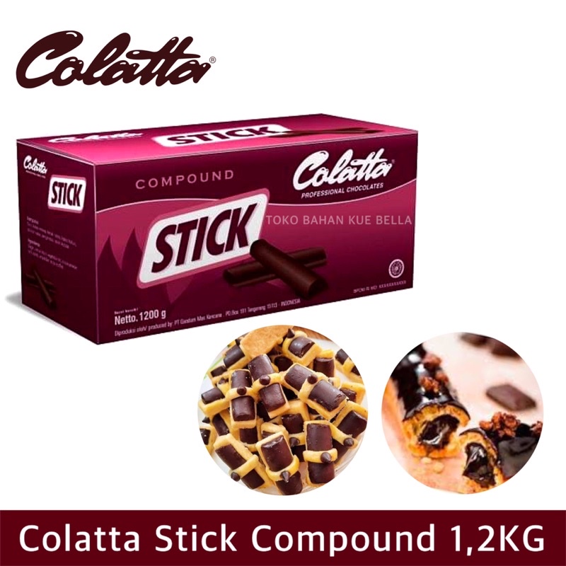 COLATTA STICK 1,2KG - Coklat Compound Collata