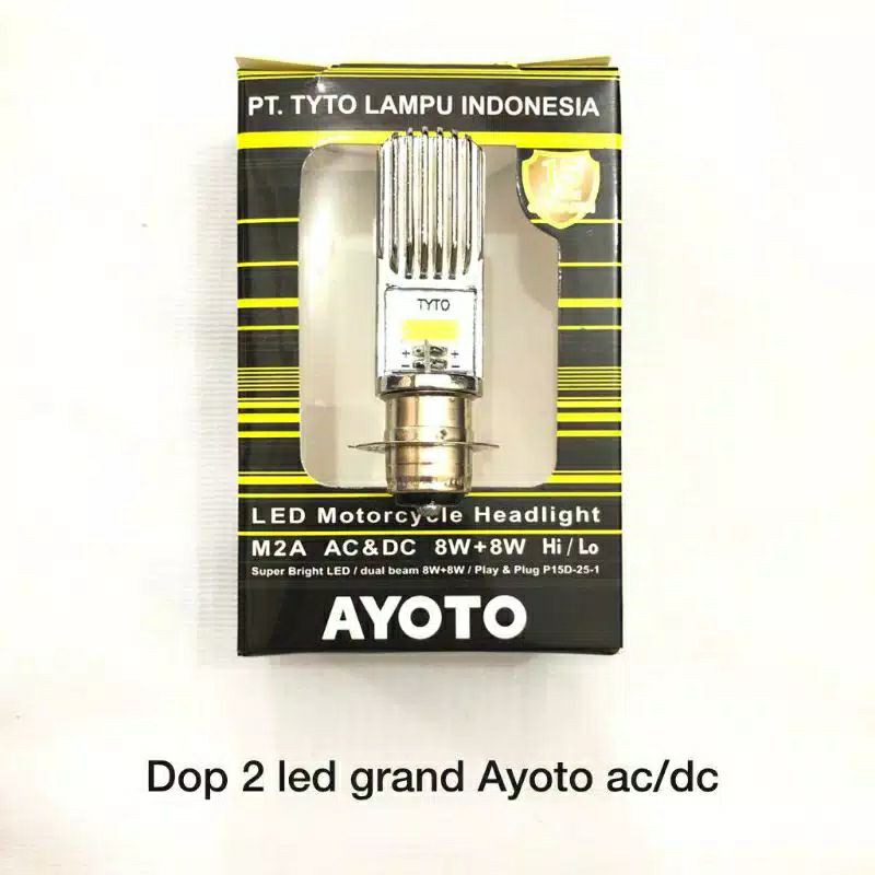 Lampu LED Motor Ayoto Tyto 2sisi H6 Matic Bebek Original 100%