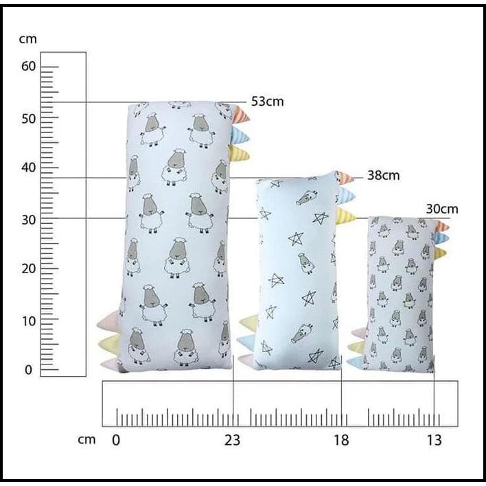 Baabaa Sheepz Bantal Pillow Medium Bantal Bayi Baa Baa Baba Sheep - Biru Muda