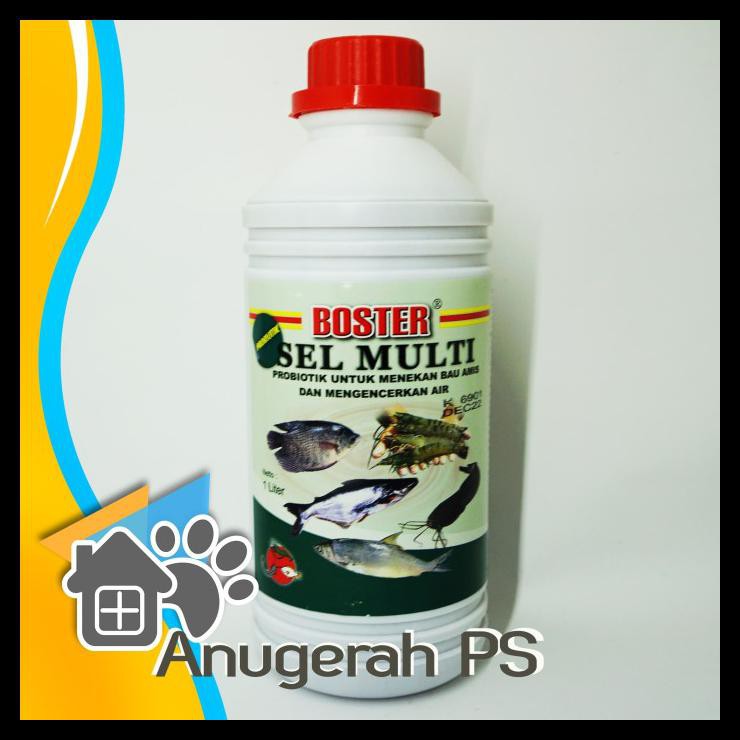 BEST SELLER PROBIOTIK IKAN BOSTER SEL MULTI 1 LITER