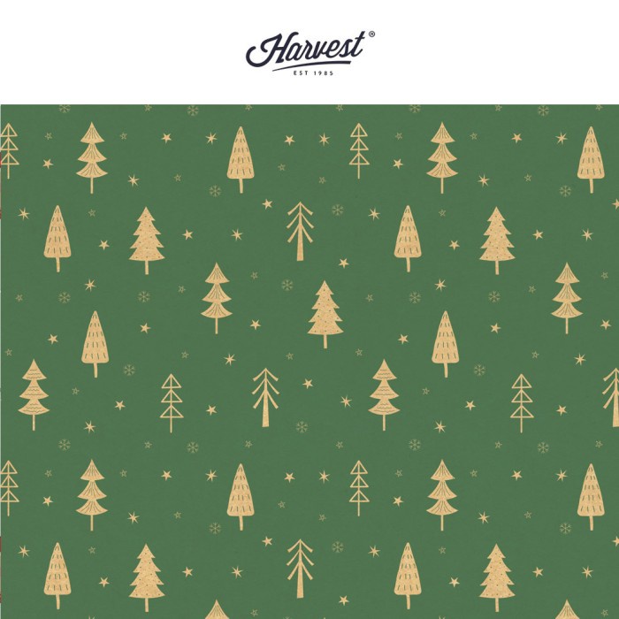 

Kertas Kado Natal Harvest / Wrapping Paper Xmas Shining - Green Tree