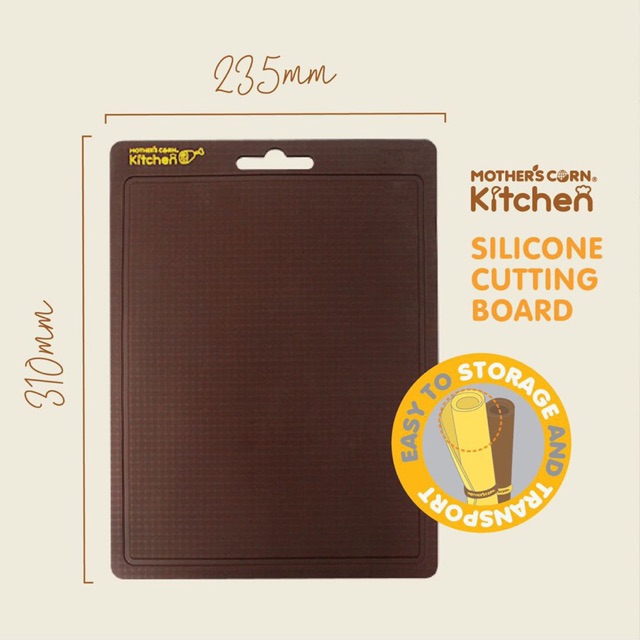 MOTHER’S CORN / Mothers Corn / Motherscorn Silicone Chopping / Cutting Board (Telenan Alas Potong)