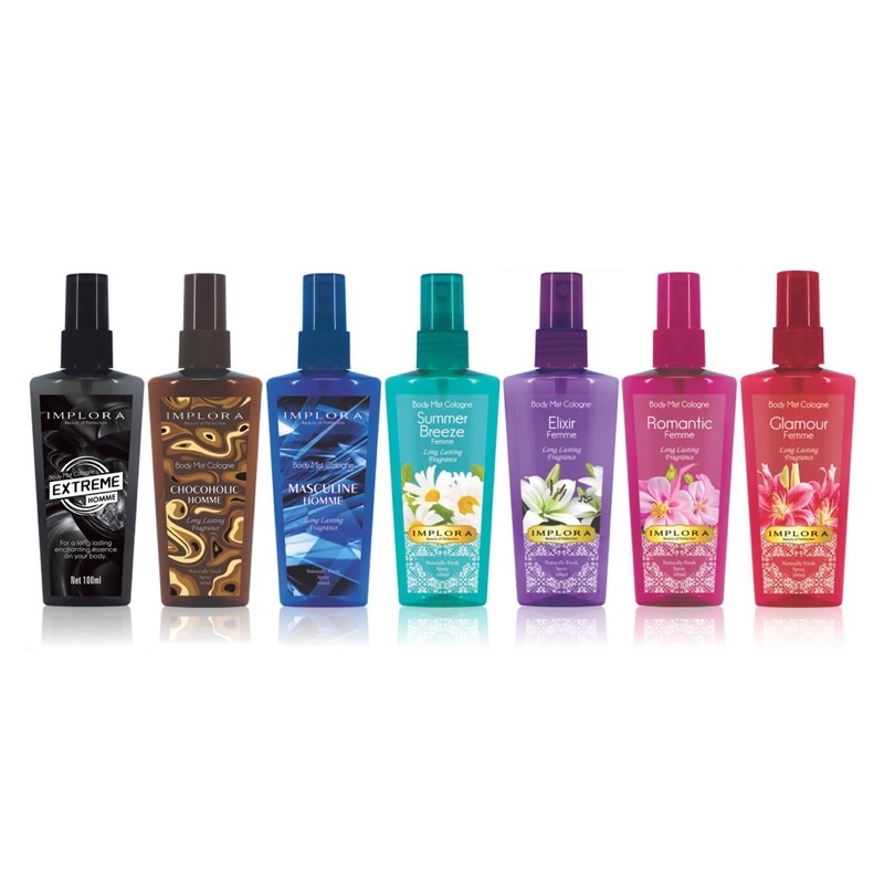 IMPLORA BODY MIST COLOGNE 7VARIAN