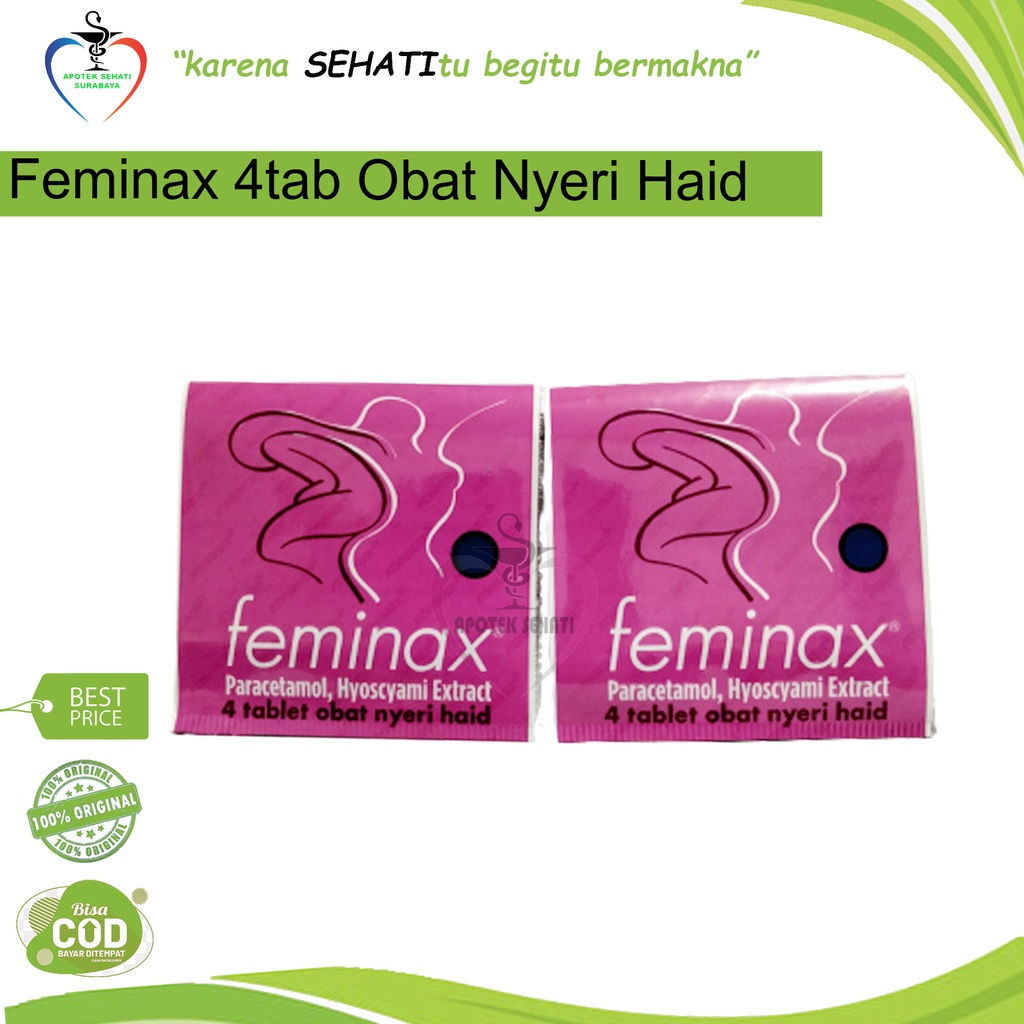 Feminax Obat Pereda Nyeri Haid Per 3 Strip