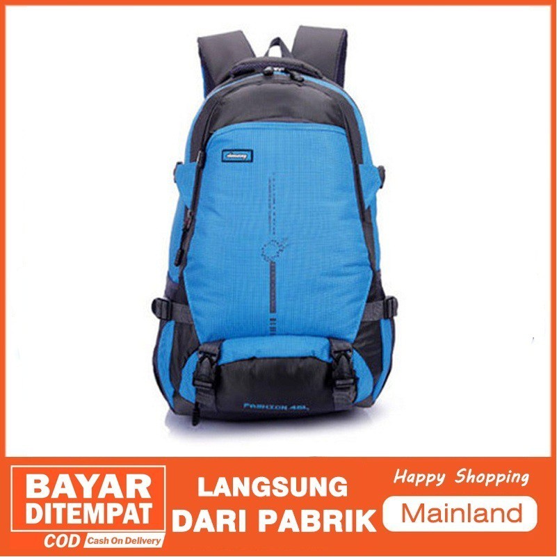 Mainland 45L Tas Gunung Hiking Climbing Travelling Backpack Tas Ransel Laptop WaterProof TRG02-A