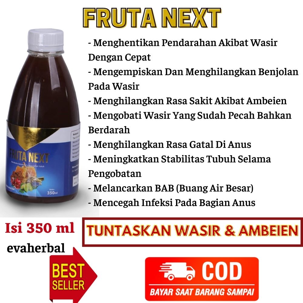Obat Ambeien Paling Ampuh Frutanext Menghentikan Pendarahan Akibat Wasir Dengan Cepat