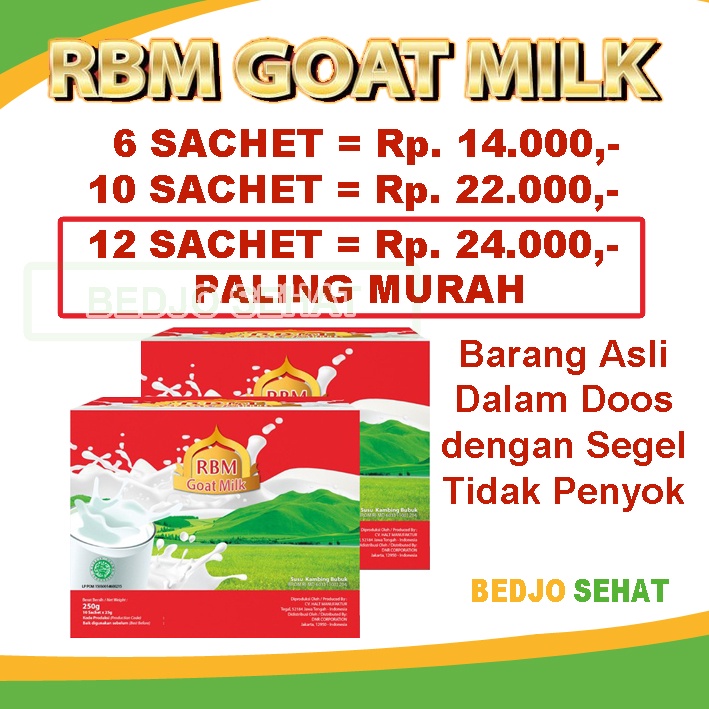 

PROMO HEBOH - RBM GOAT - exp April 2022 - Susu Kambing Etawa