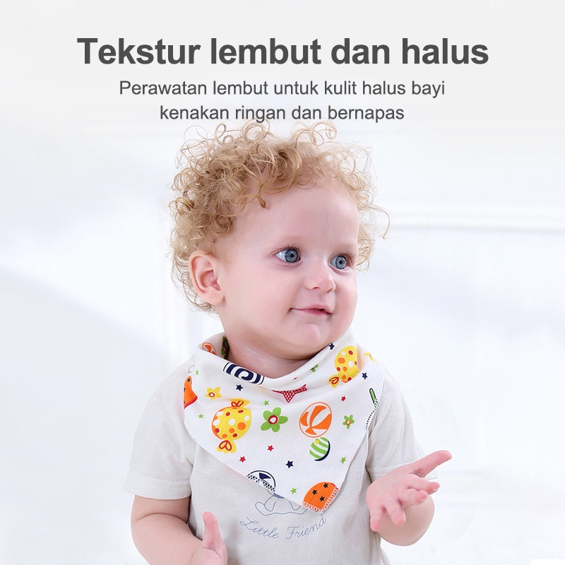 Celemek bayi/Celemek makan bayi /Bib bayi/Slabber Segitiga Bayi/Celemek Makan Bayi/C5