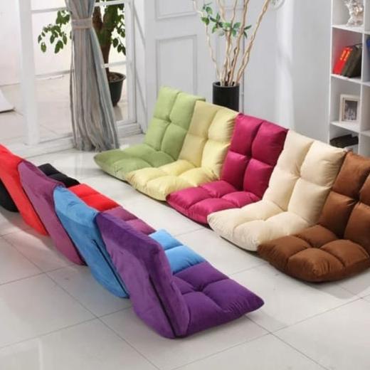 SHENAR - Kursi Lesehan Lipat / Kursi Lantai Tatami Lazy Sofa Bed Kursi Lesehan Lipat Bantal Santai Bangku Lantai