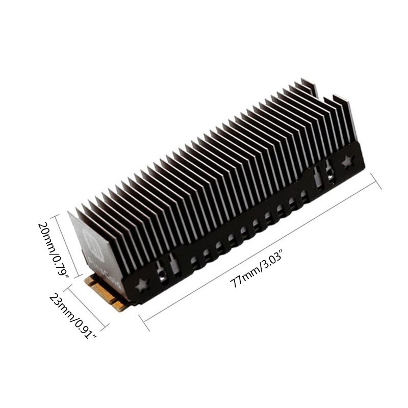 Bt Untuk M.2 SSD Cooler Heatsink Aluminium Thermal Cooling Pad Heat Sink Untuk M2 NVMe S