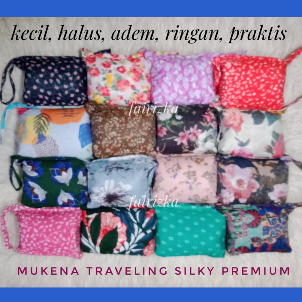 Kecil Imut Ringan Praktis Mukena Traveling bahan katun silky  Premium Adem dan Lembut (KODE 3412)