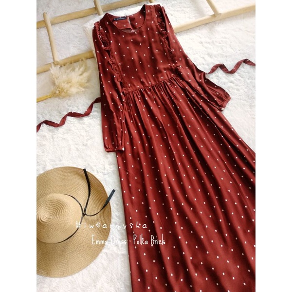 Emma Dress Polka (Gamis) by IwearMysha