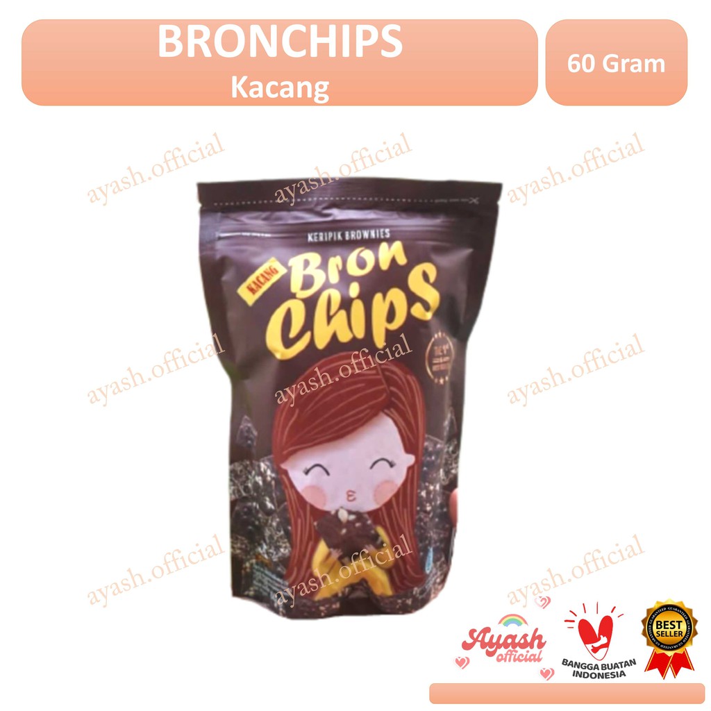 

BRONCHIPS KACANG - Brownies kering rasa kacang