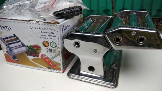 Pasta Maker Asta Alat Membuat Pasta Mie Lengkap dengan Alat Pemotong &amp; Cetak Pasta Termurah TERBAIK