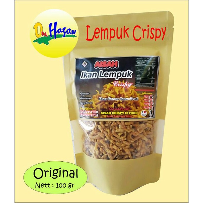 

Lempuk Crispy ikan Khas Danau Ranu Grati Pasuruan Jawa Timur 100g