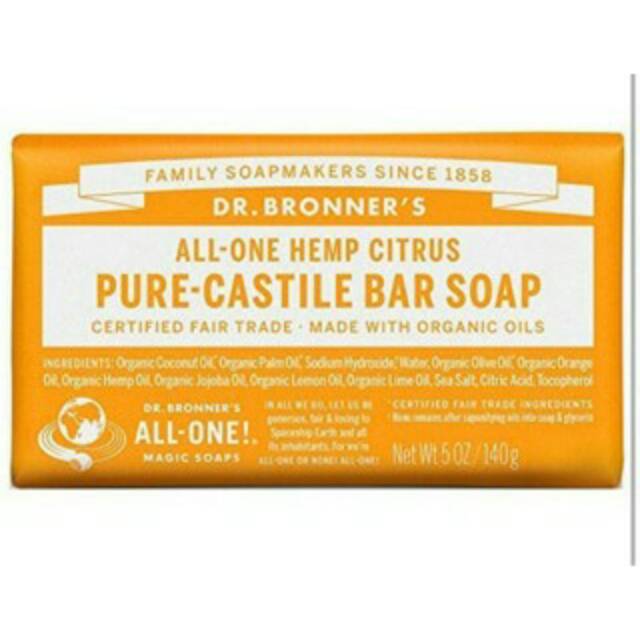 Dr. Bronner's Magic Soaps Citrus Orange pure