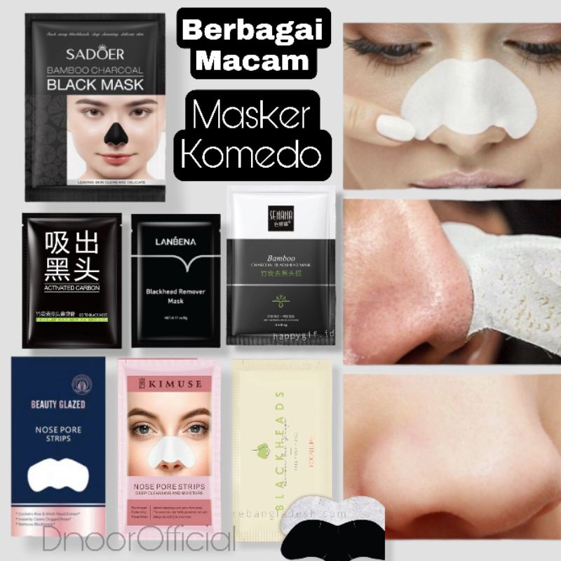 Masker Komedo / Masker Hidung / Black Head Remover Cair Sachet Berbagai Macam Merk