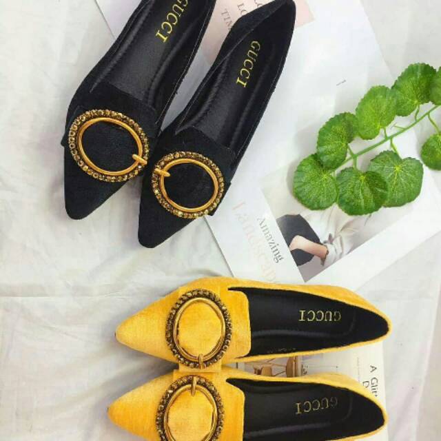 #5202-21 Flat Shoes Wanita GUCCI