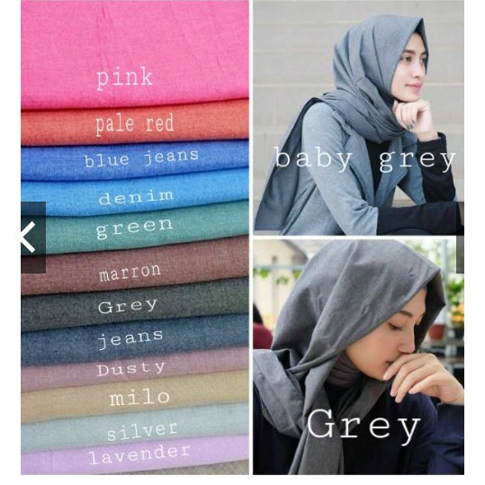 SALE PASMINA DENIM  HIJAB JILBAB  PASMINA SUPERNOVA 