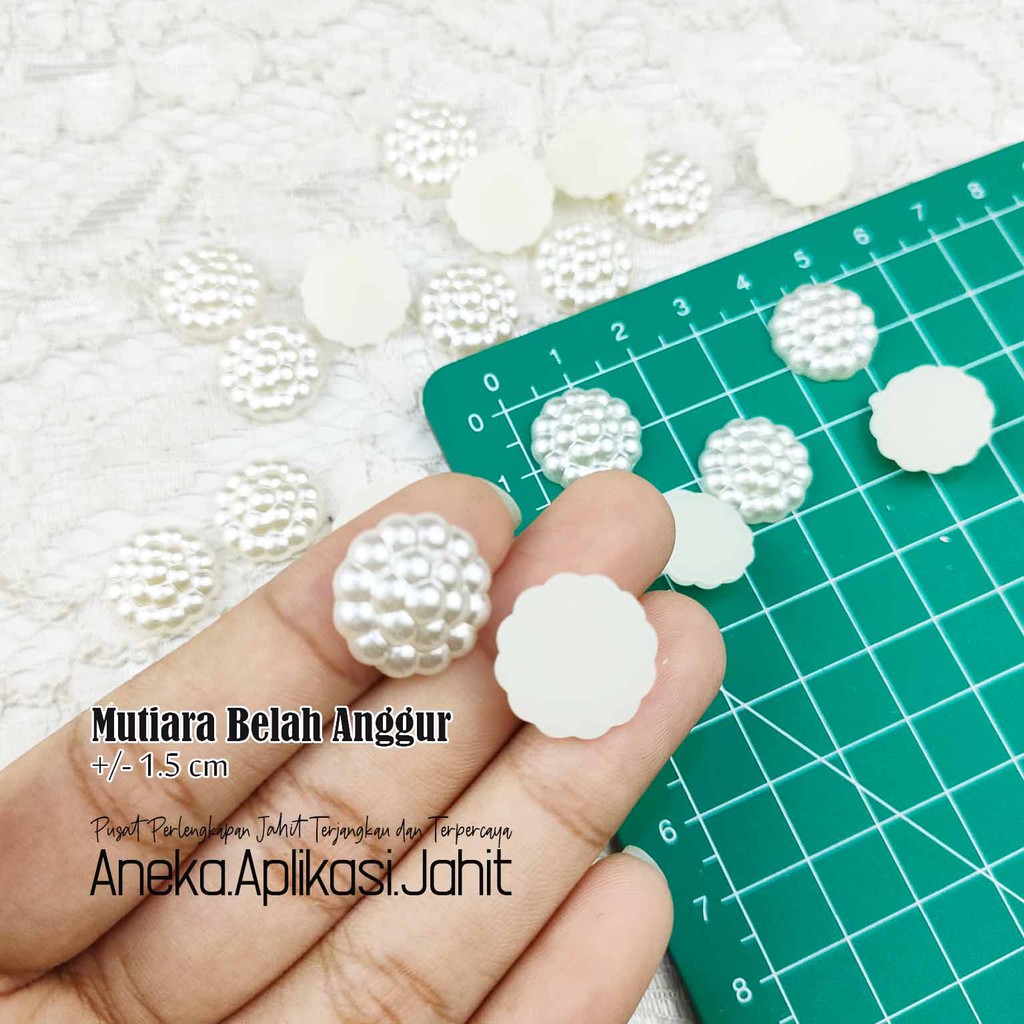25 GRAM MANIK TEMPEL / MUTIARA BELAH ANGGUR
