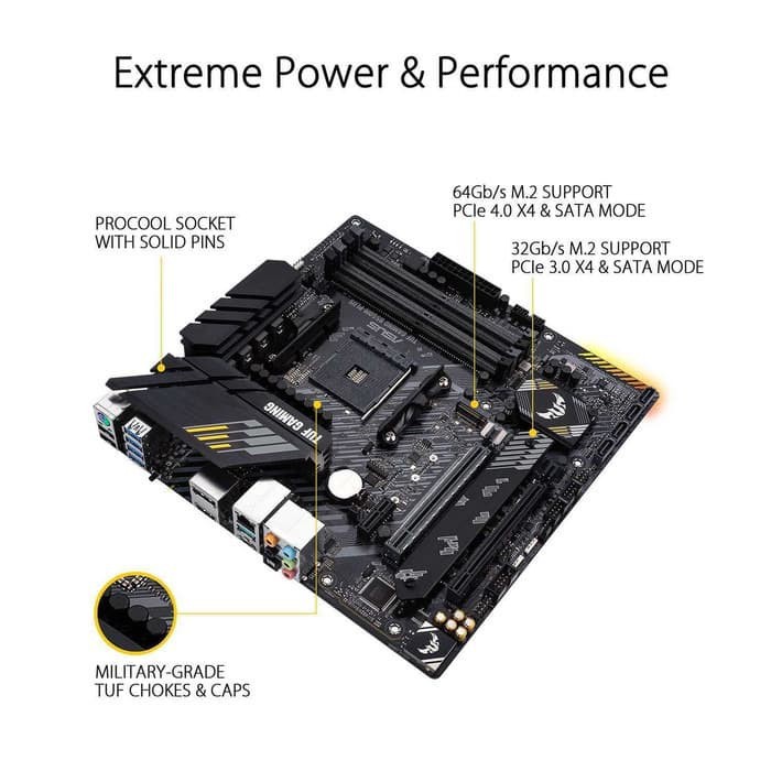 ASUS TUF GAMING B550M-PLUS (Socket AM4)