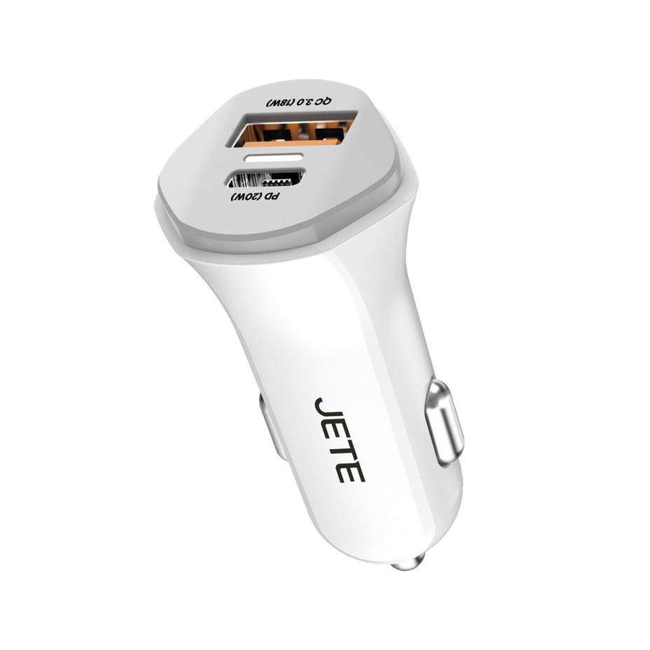 Car Charger Quick Charge 3.0  with PD JETE R2 - Garansi Resmi 2 Tahun