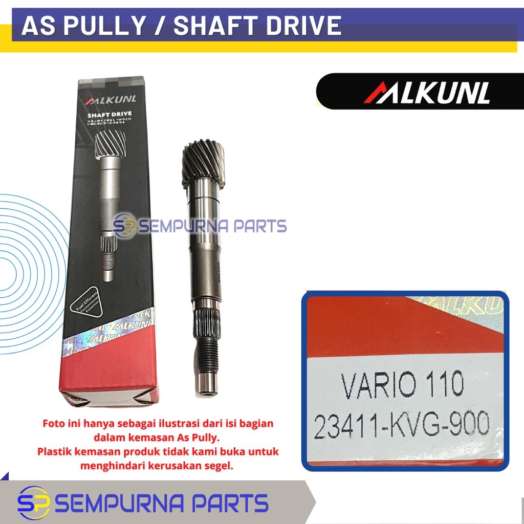 AS PULLY VARIO 110 KARBU (23411-KVG-900) - MLKUNL