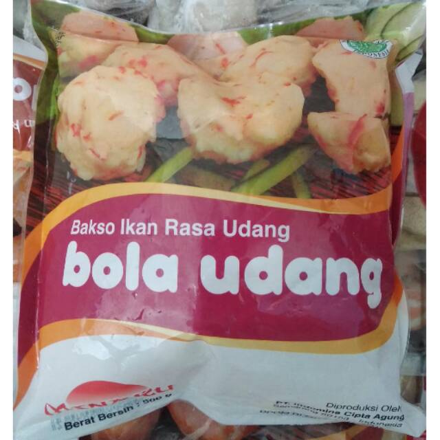 

Bola udang /bakso udang 500gr minaku