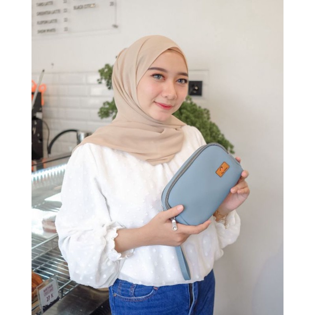 eliza r2 biru tsabita pouch Hp//dompet hp