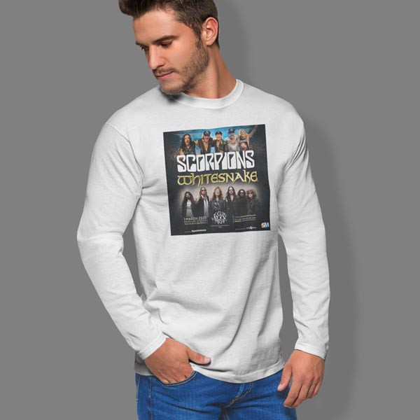 Scorpions Whitesnake Band Tour Tshirt