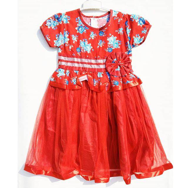 Dress Flower Tutu / Dress Anak Tutu / Dress Tutu Mewah