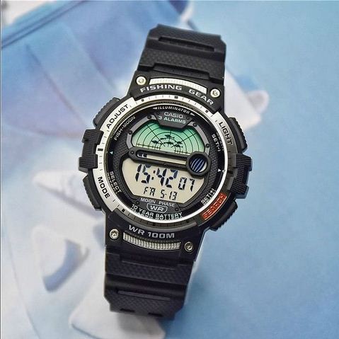 [ PROMO ] Jam Tangan Pria Casio General WS-1200H-1A / WS1200H Fishing Gear Original Garansi Resmi