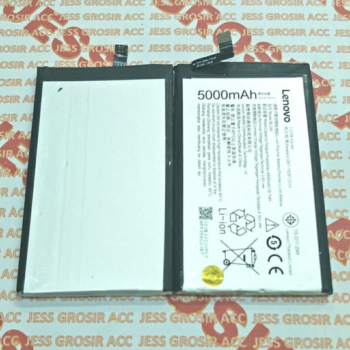 Baterai Original LENOVO BL244 , BL-244 , Vibe P1 , PC158 , C58 , C72