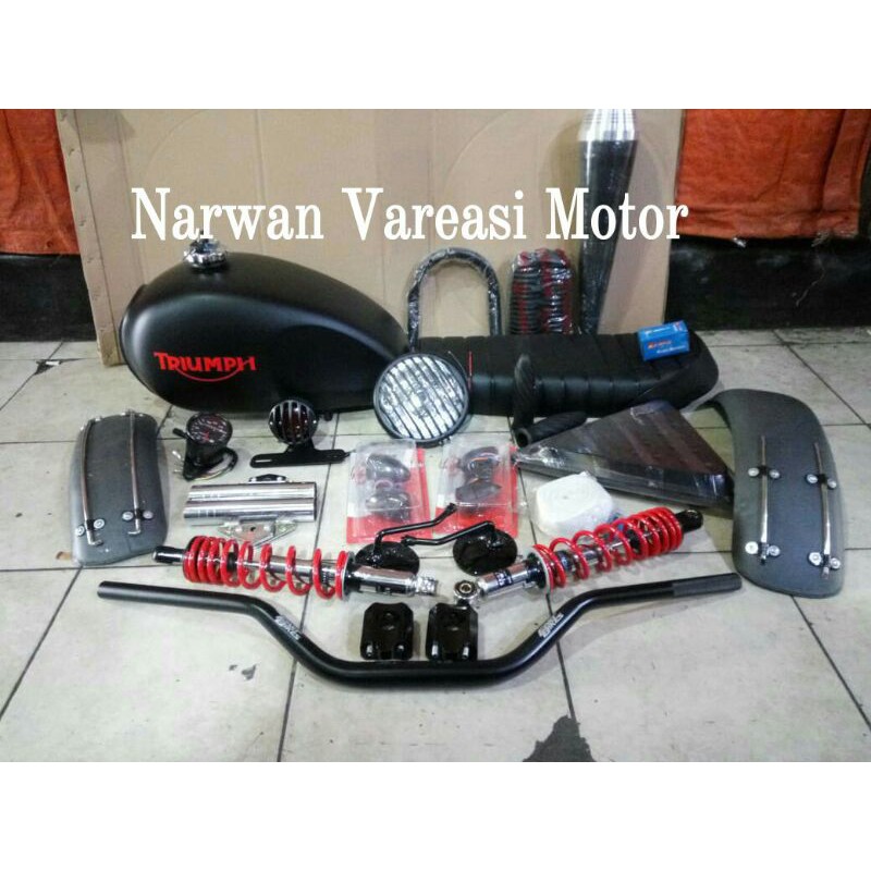 [BAYAR DI TEMPAT] PAKET BODY JAPSTYLE THUNDER TIGER SCORPIO