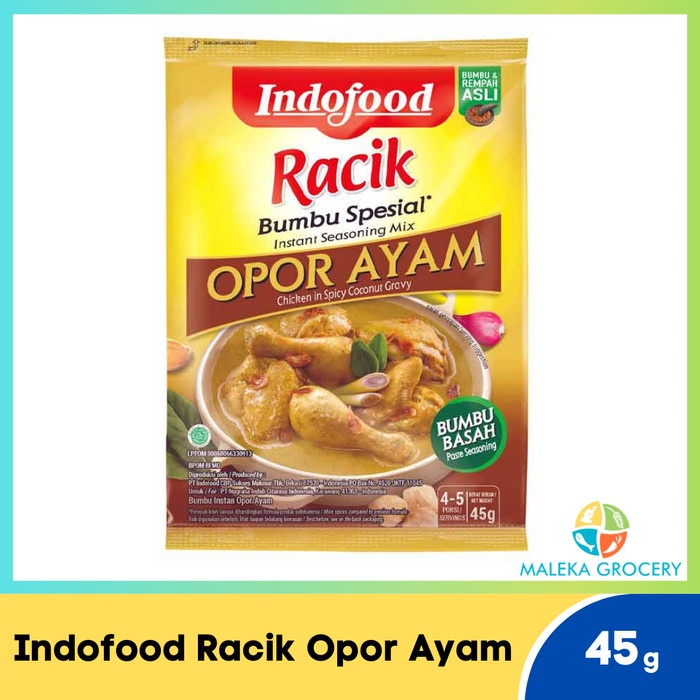 

Indofood Racik Opor Ayam 45 gram | Bumbu Instan