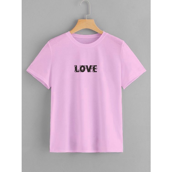 YOURSTYLE1119 - KAOS VALENTINE LOVE KEKINIAN TERLARIS KEREN UNISEX