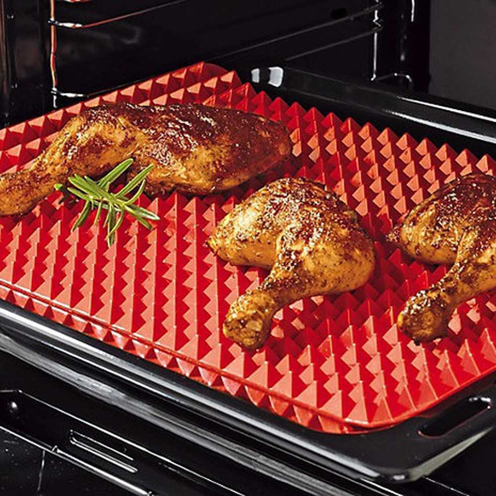 Best Seller ! Aihogard Alas Masak Pyramid Silicone Non-stick Oven Mat - JJ1370-01